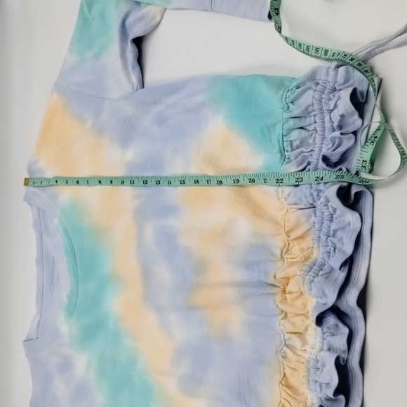 Soft Surroundings Mabel Lounge Tee Tie Dyed Size Small oversized - Picture 5 of 7